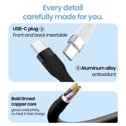 Short 25cm 50cm Type C to USB C Cable Fast Charging For Iphone 15 16 Xiaomi Samsung Huawei Laptops Power BanK USB C Data Cable