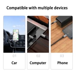 High Quality USB Type C to 3.5mm Aux Audio Cable For iPhone 16 15 Pro Max Samsung S24 Car Headphone Speaker 3.5 Jack Aux Cord