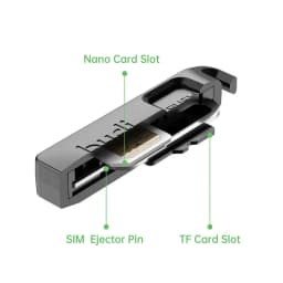 Sim Card Tray Pin Eject Removal Tool Needle Opener Ejector With SIM/TF Card Storage Small Box Party Favor Keychains