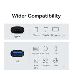 USB 3.1 Type C OTG Adapter USB C Male To USB A Female Converter For 10Gbps Data Sync OTG Connector