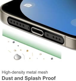 USB C Dust Plug Set Phone Speaker Dust Cover and Anti Dust Cover Protector Cap for iPhone 17 iPhone 16 Pro Max iPhone 15 Pro Max