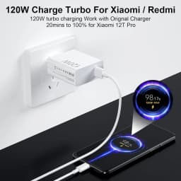 120W Turbo Fast USB Charger For Xiaomi 12 13 14 15 Ultra 17 Pro Max Redmi Note 11 12 13 Pro POCO X6 X7 Rapid Charge Type-C Cable