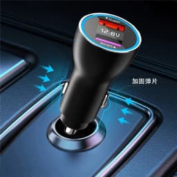 Dual Ports 120W SUPERVOOC 2.0 SuperDart Car Fast Charger 12A Cable For OPPO GT6 Find X5 X3 Pro Reno 7 Realme X50 Pro GT GT2 Neo