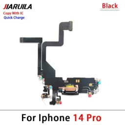 Dock Connector USB Charger Charging Port Flex Cable Microphone Board For iPhone 11 12 13 14 15 16 Pro Max Plus Mini X XS XR Max
