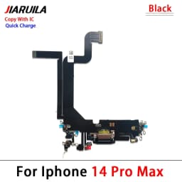Dock Connector USB Charger Charging Port Flex Cable Microphone Board For iPhone 11 12 13 14 15 16 Pro Max Plus Mini X XS XR Max