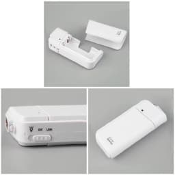 Universal USB Emergency 2 AA Battery Extender Charger Power Bank Supply Box For Mobile Phone MP3 MP4 Black White