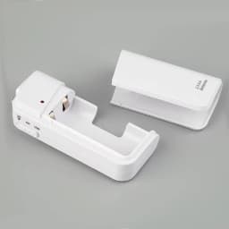 Universal USB Emergency 2 AA Battery Extender Charger Power Bank Supply Box For Mobile Phone MP3 MP4 Black White