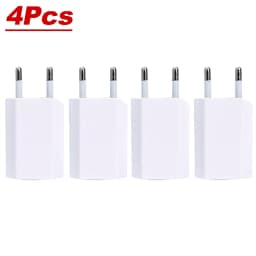 1/2/3/4/5Pcs Universal USB Home Travel Charger 5V/1A Phone Charger For Samsung Xiaomi Redmi Huawei Charger Power Wall Adapter