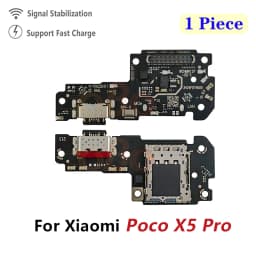 USB Charging Dock Board For Xiaomi Poco X2 X3 X4 X5 X6 Pro GT 5G Charger Port Connector Flex Cable Repair Parts (1PC)