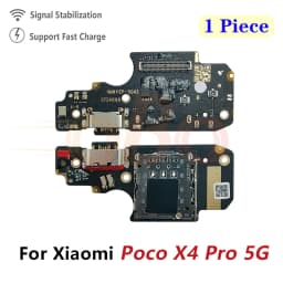 USB Charging Dock Board For Xiaomi Poco X2 X3 X4 X5 X6 Pro GT 5G Charger Port Connector Flex Cable Repair Parts (1PC)