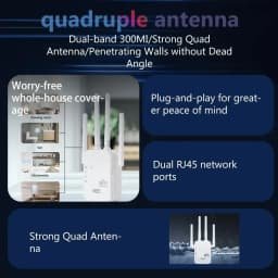 "Dual-Band WiFi Extender 2.4G 5G Signal Booster Repeater Wireless Router Amplifier 802.11bgn Gigabit WPS EU US Plugs WiFi"