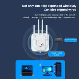 "Dual-Band WiFi Extender 2.4G 5G Signal Booster Repeater Wireless Router Amplifier 802.11bgn Gigabit WPS EU US Plugs WiFi"