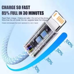 20W USB Fast Charging Nylon Braided Cable For iPhone 11 12 13 mini 14 Pro Max X XR XS 6 6S 7 8 Plus Quick Charge USB Data Cables