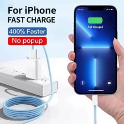 20W USB Fast Charging Nylon Braided Cable For iPhone 11 12 13 mini 14 Pro Max X XR XS 6 6S 7 8 Plus Quick Charge USB Data Cables