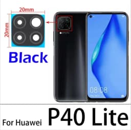 New Back Rear Camera Lens Glass With Ahesive Replacement For Huawei P50 P60 P20 P30 Lite P40 Pro P40 Lite 5G P40 Lite E