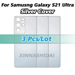 NEW For Samsung Galaxy S21Ultra SM-G998B SM-G998U Battery Back Cover Housing Panel With Camera Glass
