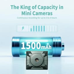 1080P Mini Night Vision Wireless Surveillance Camera Lightweight Clear Portable Motion Detection Premium Quality Camera
