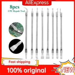 8Pcs Ultra Thin UV Glue Cleaner Remover IC Chip CPU Blade Soft Knife for Motherboard Maintenance Phone Disassembly And Repair