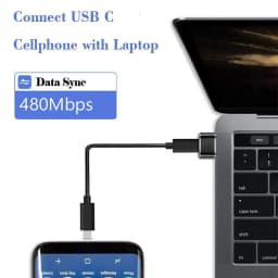 PD Fast Charging Cable Portable Type-C Female to USB Female to A male USB-C Data Cable Type-C Adapter OTG3.1