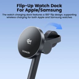 Toocki Qi2.2 25W Magnetic Charger 25W 15W Fast Charge 3-in-1 Wireless Desktop Charger For Samsung iPhone Watch AirPods Earphone