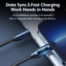 Toocki PD20W USB C Lightning Cable LED Digital Display Fast Charging Cable for iPhone 14 13 12 Pro Max 8 7 Type C to Lightning