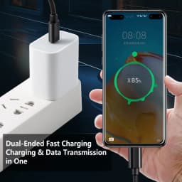 PD 66W Quick Data Cable 5A Nylon 1m 2m 3m USB C To Type C Android Highspeed Data Transfer For Phone Fast Charging Data Cable