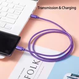PD 66W Quick Data Cable 5A Nylon 1m 2m 3m USB C To Type C Android Highspeed Data Transfer For Phone Fast Charging Data Cable