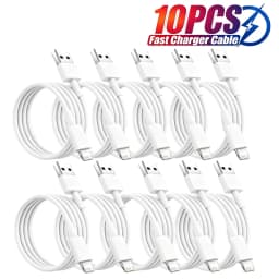 10Pcs PD 35W For USB C Fast Charge Cable For iPhone 14 13 12 11 Pro Max XS XR 8 7 Plus Quick Charging Data Cable