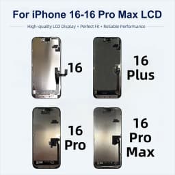 AAA+++ OLED For iPhone 14 15 16 17 LCD Touch Screen Digitizer Assembly For 14 15 Pro 16 Plus 17 Pro Max Incell Replacement Parts