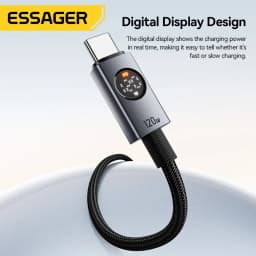 Essager 120W USB Type C Cable 6A Super Fast Charging For Xiaomi 17 14 13 12 Pro Redmi K80 Note 14 POCO F7 USB A To Type C Cable