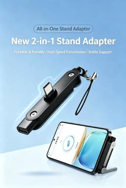 USB Type C Flat Charger Charging Cable C Kick Cable Stand With Invisible Support Foldable Phone Holder 240W Charge Wire Bracket