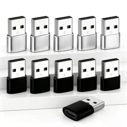 USB C 2.0 Adapter Type C to USB 2.0 Adapter for Mobile Phones Male to Female USB C Converter USB Type C Converter for Computers