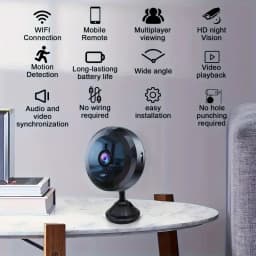 4K Mini WiFi Wireless Security Camera HD Night Vision Camcorder Baby Monitor Voice Video Home Surveillance Protection Cam New