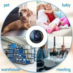 4K Mini WiFi Wireless Security Camera HD Night Vision Camcorder Baby Monitor Voice Video Home Surveillance Protection Cam New