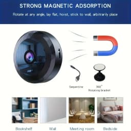 4K Mini WiFi Wireless Security Camera HD Night Vision Camcorder Baby Monitor Voice Video Home Surveillance Protection Cam New