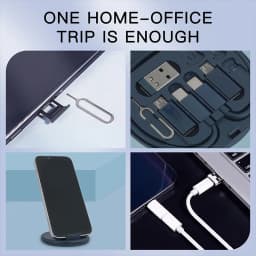 5 in 1 60W USB C To USB C Cable For All Smart Phone Fast Charging Cable Adapter Kit OTG Converter Data Cord Storage Box