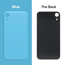 For iPhone XR Back Glass Replacement Battery Cover Rear Door Housing Case - Mobile Phone Part Accessory