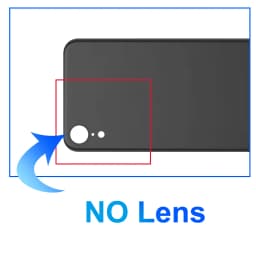 For iPhone XR Back Glass Replacement Battery Cover Rear Door Housing Case - Mobile Phone Part Accessory