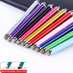 10Pcs/Set Mesh Fiber Capacitive Stylus Pen Metal Touch Screen Pens for All Capacitive screen Smart Phone Tablet Drop Shipping