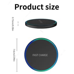 Fast Wireless Charger Cargador inalámbrico For iPhone 18 17 16 15 14 13 Pro Max Samsung Xiaomi Apple Induction Charging Station