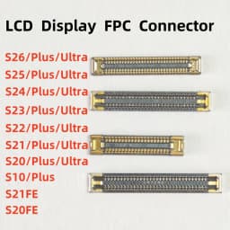 10pcs LCD Display Screen Flex FPC Connector For Samsung S22 S24 S25 S26 Plus S23 Ultra S21 S20 FE S10 Lite On Board Motherboard