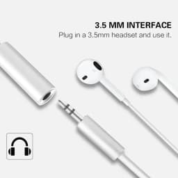 1/2/3/4/5/6PCS For Lighting Headphone Adapter for IPhone 12Mini SE 2020 XS XR X 8 7 + IOS To 3.5 Mm Jack AUX Audio Cable