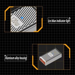 120W USB Type C OTG Adapter 10Gbps Data Transmission Type-C to USB-C Charging Converter For U Disk Keyboard Macbook Pro Phone