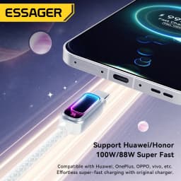 Essager USB Type C Cable 7A PD3.1 Fast Charging For MacBook Laptop iPhone 17 16 15 Pro Max iPad Samsung Type C Cable