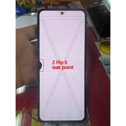 AAA+ Dynamic AMOLED For Samsung ZFlip 5 Defected Dot LCD Inner Screen For Z Flip 5 Display Touch Screen Digitizer Reapair Parts