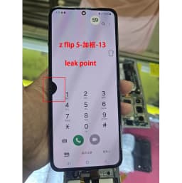 AAA+ Dynamic AMOLED For Samsung ZFlip 5 Defected Dot LCD Inner Screen For Z Flip 5 Display Touch Screen Digitizer Reapair Parts