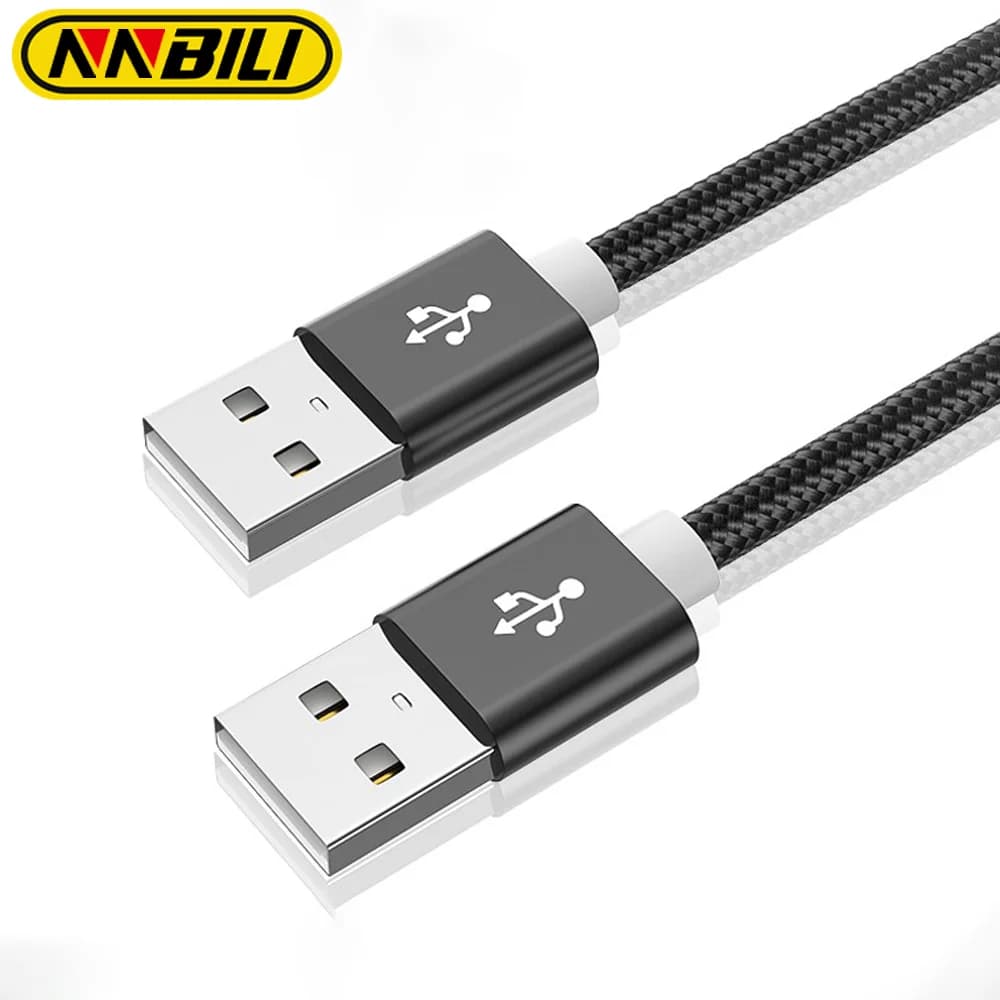 NNBILI USB to USB Extension Cable Type A Male to Male USB Extender for Radiator Hard Disk Webcom Camera USB Cable Extens