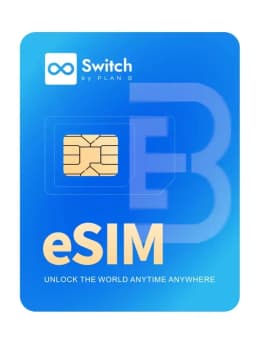 Switch Max ESIM Adapter for iPhone & Android Physical Nano SIM Card 15 ESIM Profiles STK Menu Travel Unlocked Switching