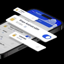 Switch Max ESIM Adapter for iPhone & Android Physical Nano SIM Card 15 ESIM Profiles STK Menu Travel Unlocked Switching