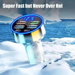 350W USB Car Charger PD QC3.0 USB C Car Phone Charger Type C Adapter for iPhone Samsung Huawei Xiaomi Quick Charge 